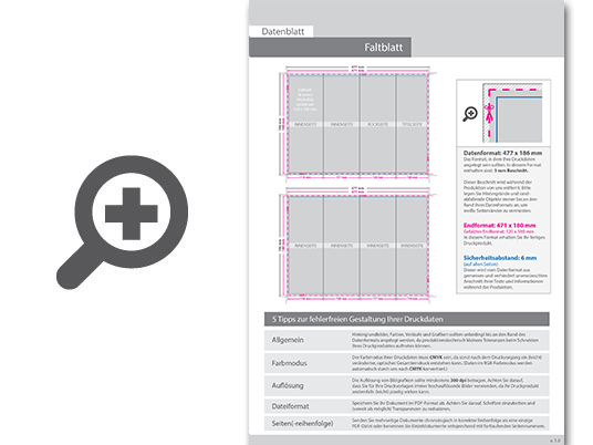 Product Bild faltblatt__gefalzt_auf_12_0_cm_x_18_0_cm__vertikaler_wickelfalz__8-seitig