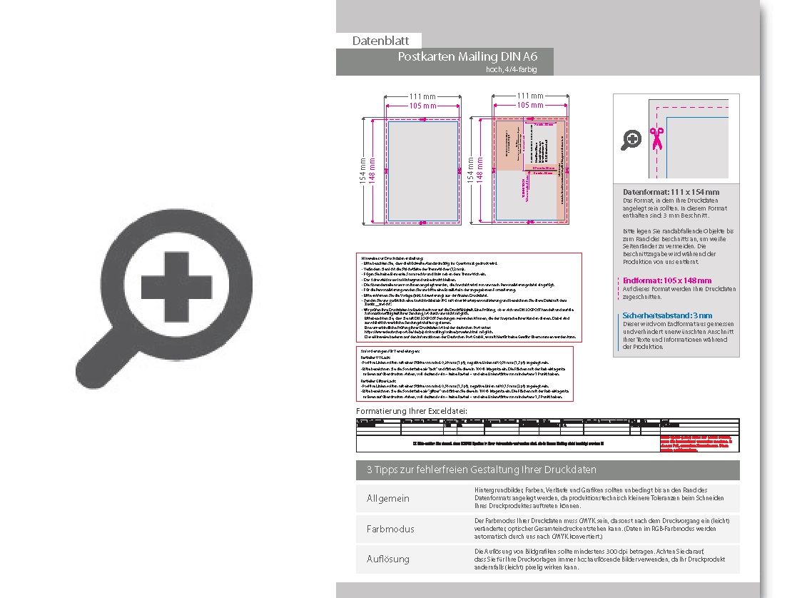 Product Bild postkarten-mailing_din_a6_(10_5_cm_x_14_8_cm)_mit_hei__folienpr__gung_gold