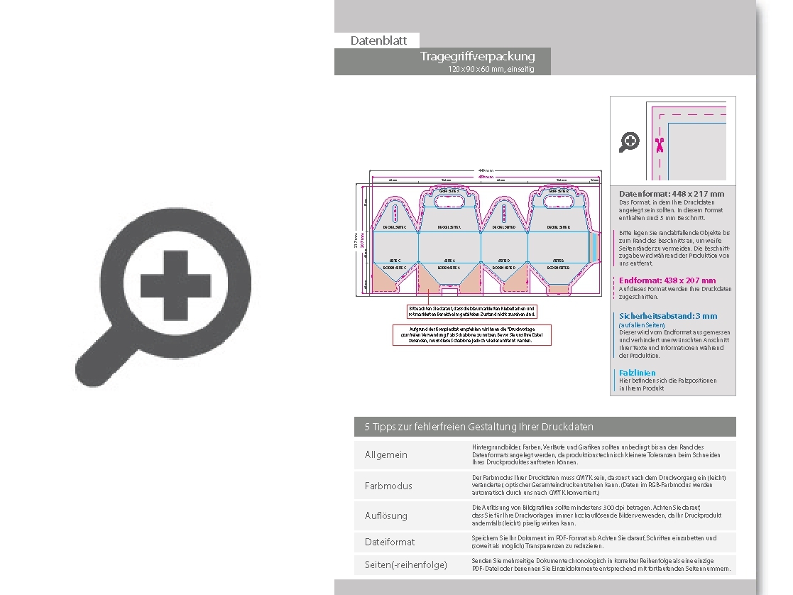 Product Bild tragegriffverpackung_(12_cm_x_9_cm_x_6_cm)_einseitig_bedruckt_5_0-farbig_(cmyk_+_sonderfarbe)